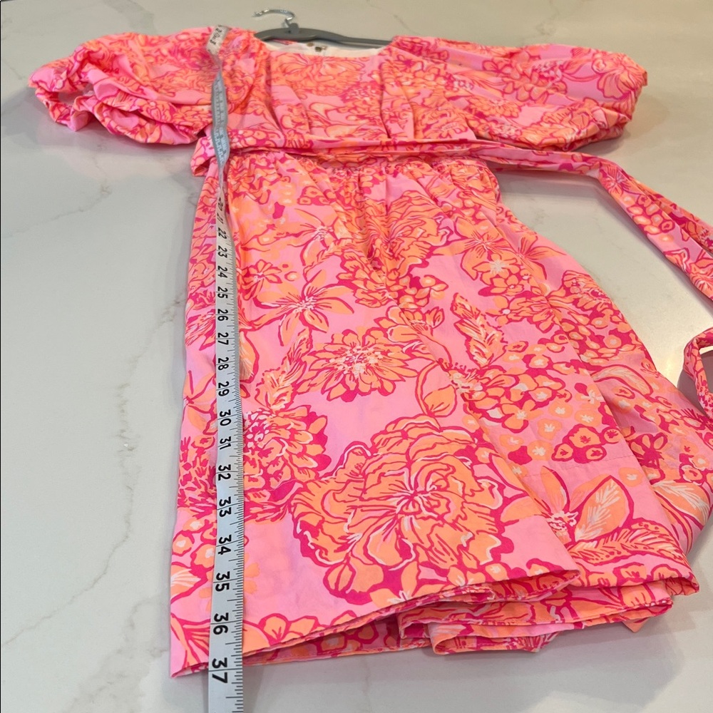 Lilly Pulitzer Knoxlie Dress Mandevilla Baby Days Bloom size 0 - Picture 14 of 14